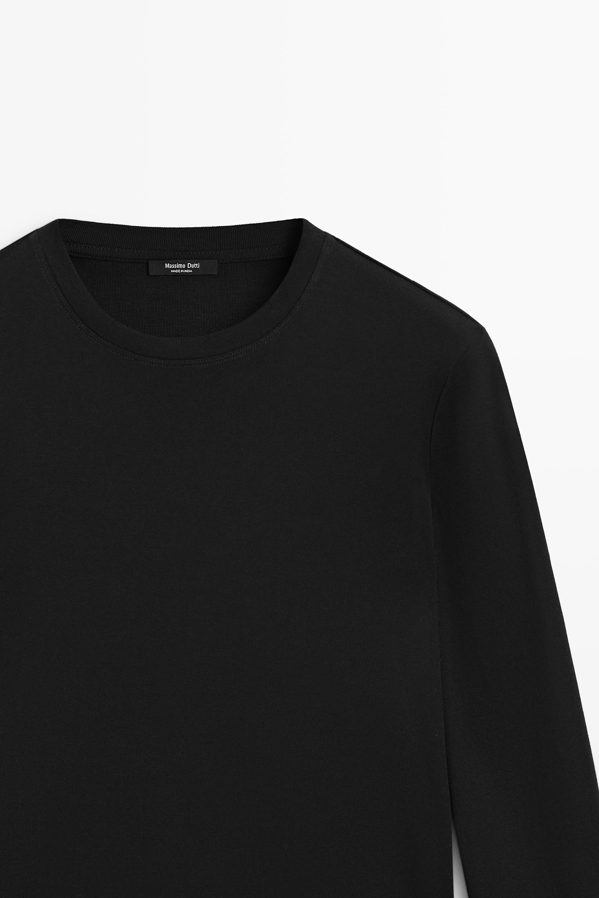 100% cotton long sleeve T-shirt